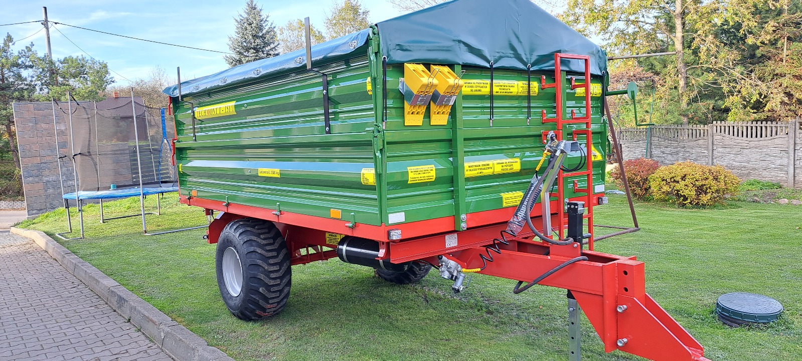 Puspriekabė Techmont T-151/2 7000kg