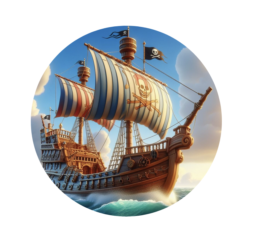 Pendentif Bateau pirate