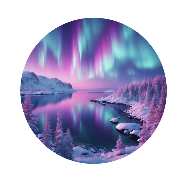 Pendentif Aurore boréale