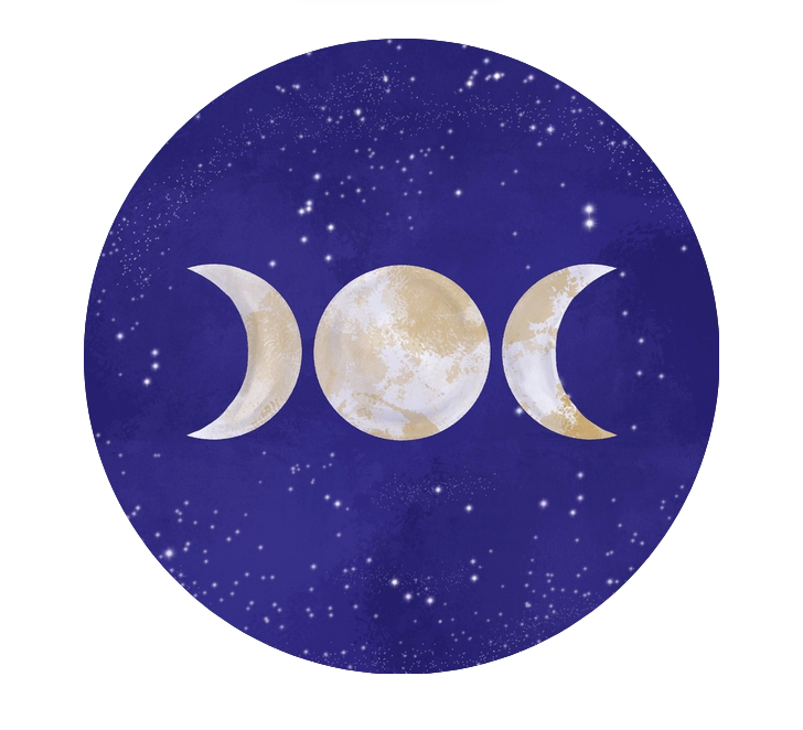 Pendentif Triple lune