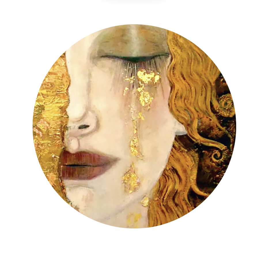Pendentif Les Larmes d'or de Freyja by Klimt