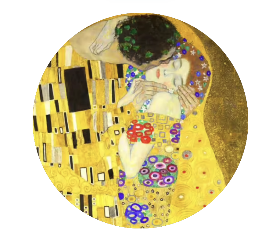 Pendentif Le Baiser by Klimt