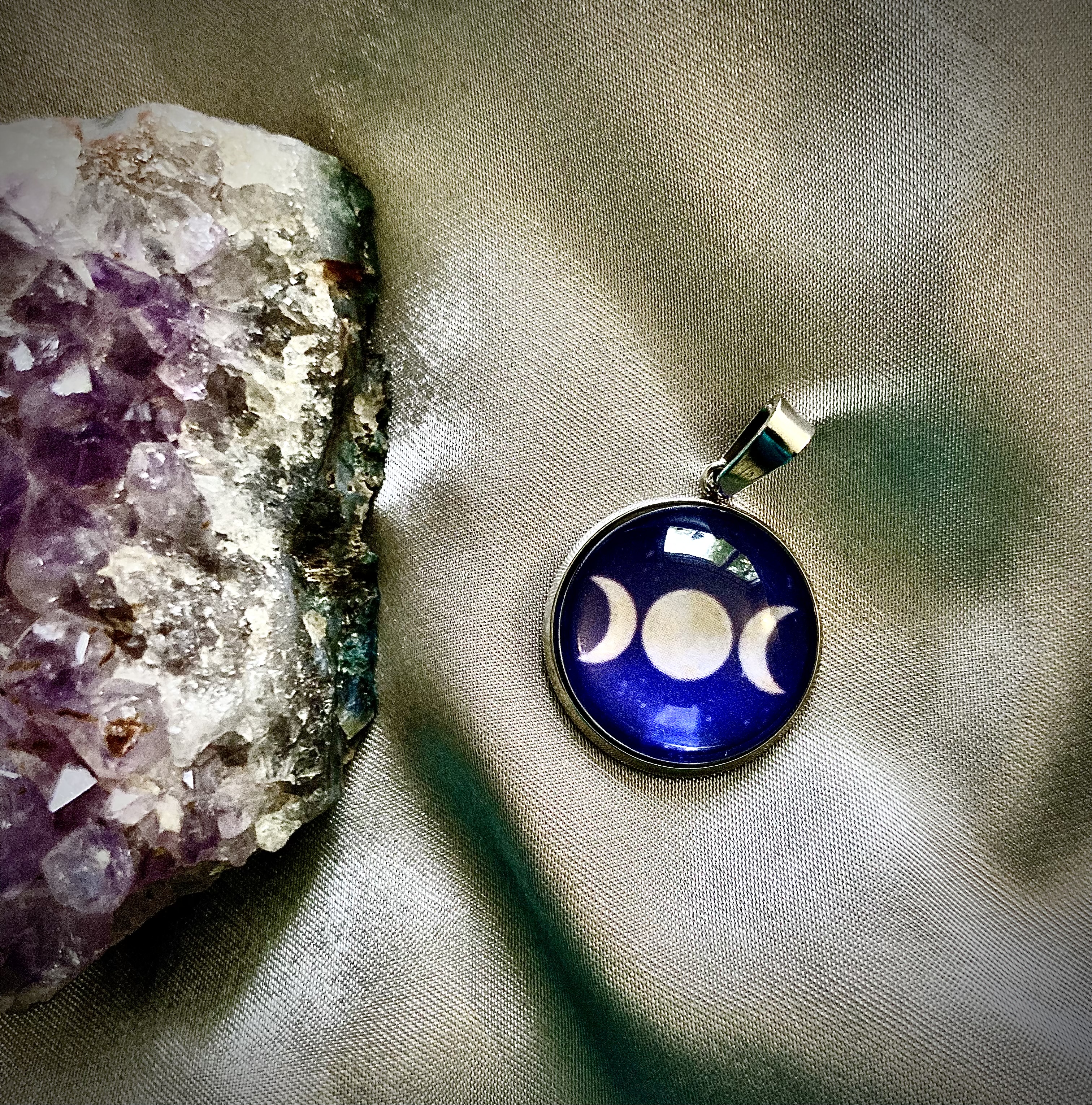 Pendentif Triple lune