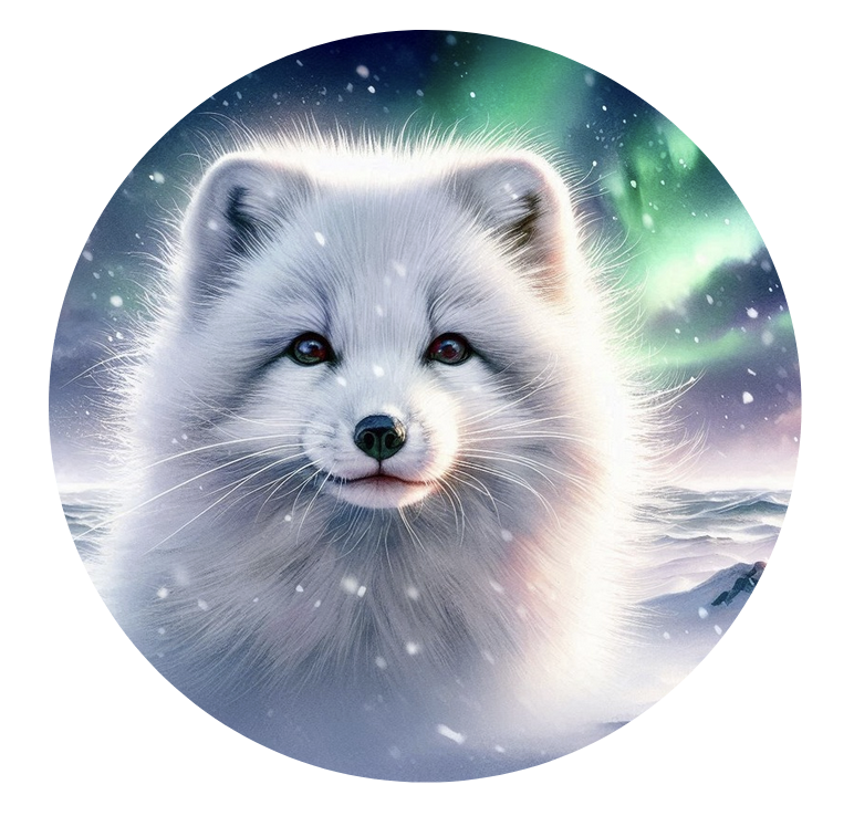 Pendentif Renard polaire