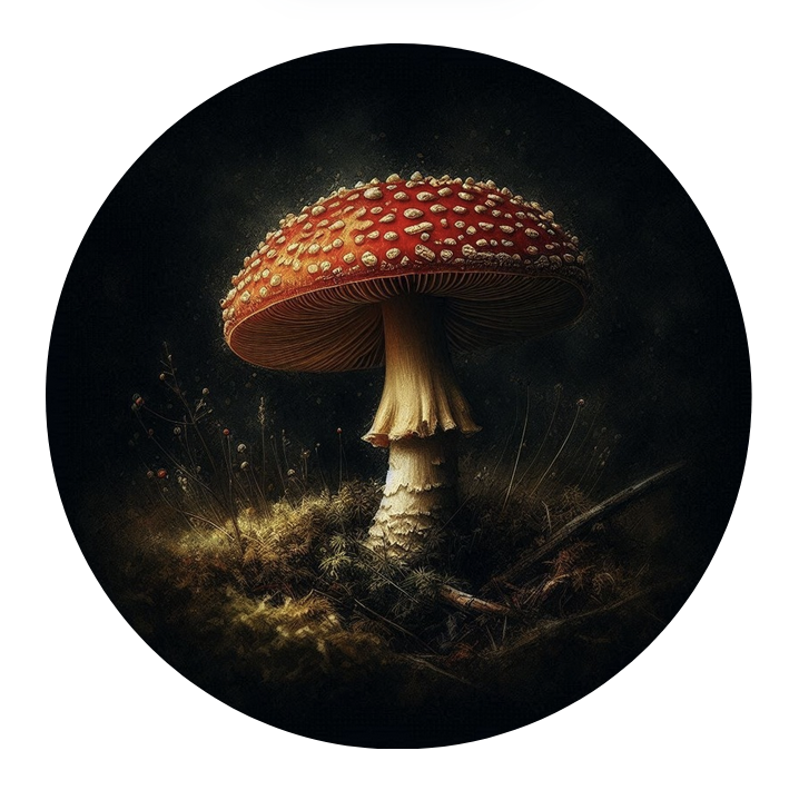 Pendentif Amanite tue-mouches