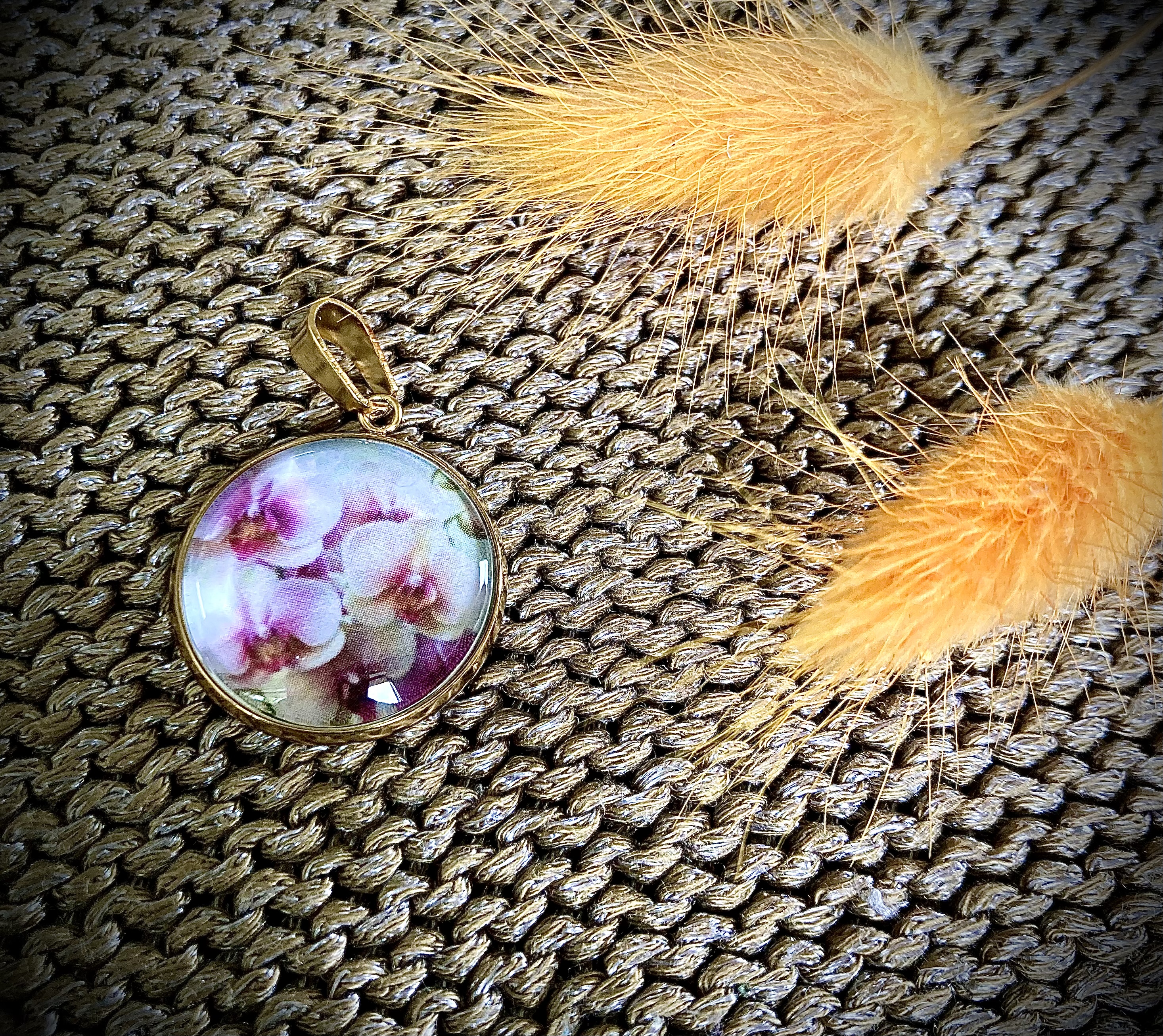 Pendentif Orchidée