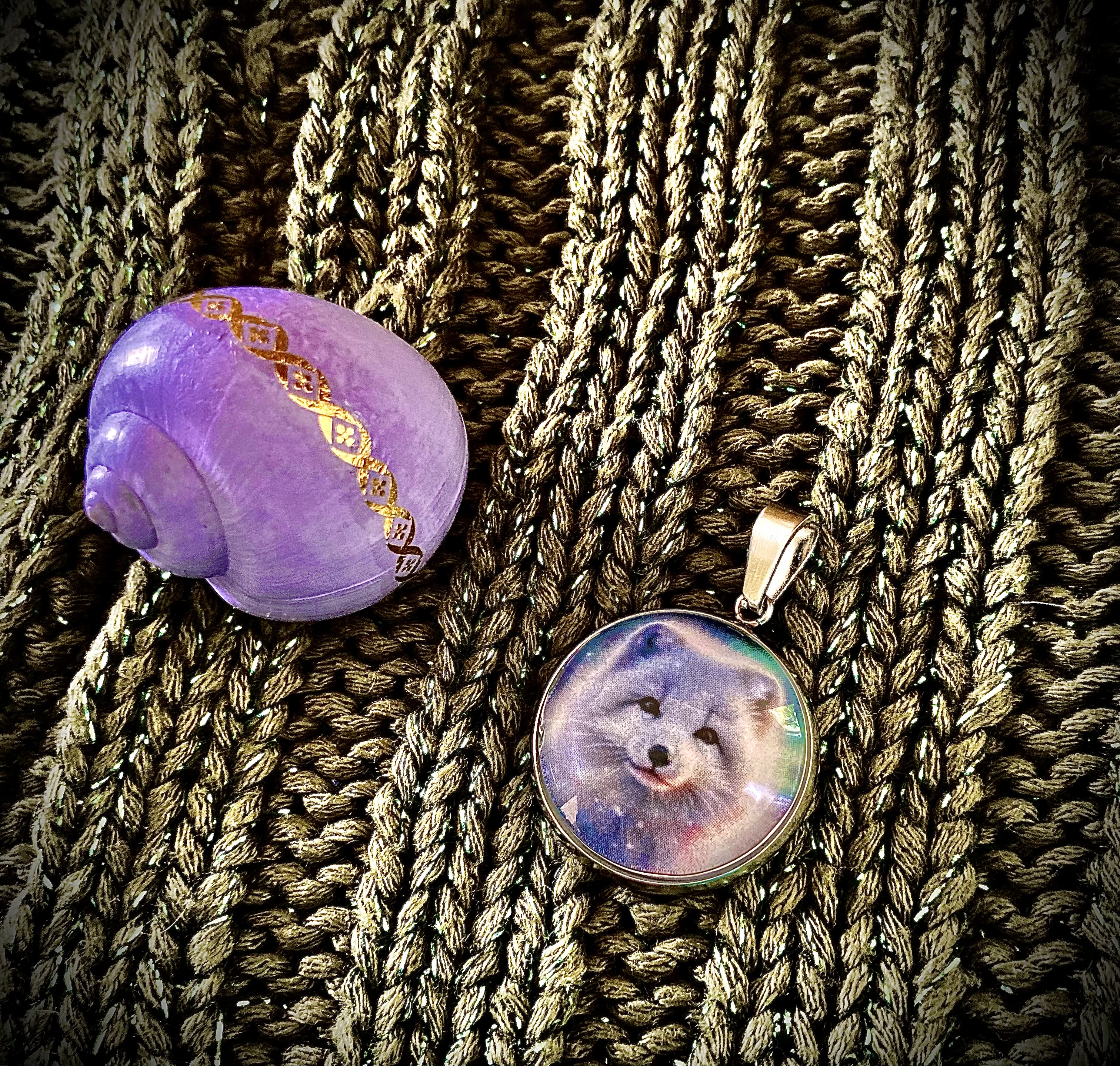 Pendentif Renard polaire