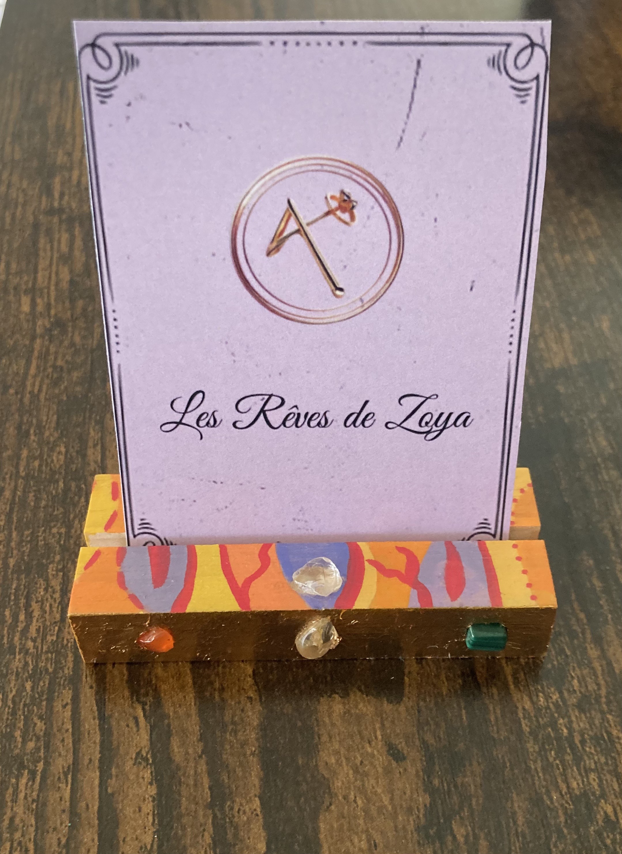 Porte-carte rituel de manifestation