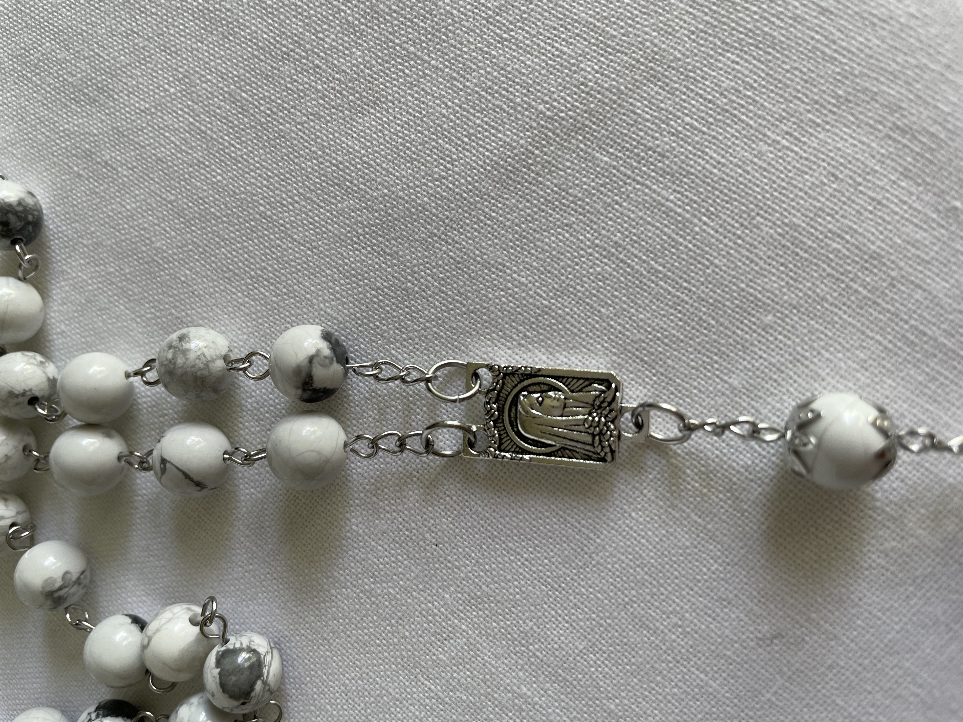 White Howlite Rosary