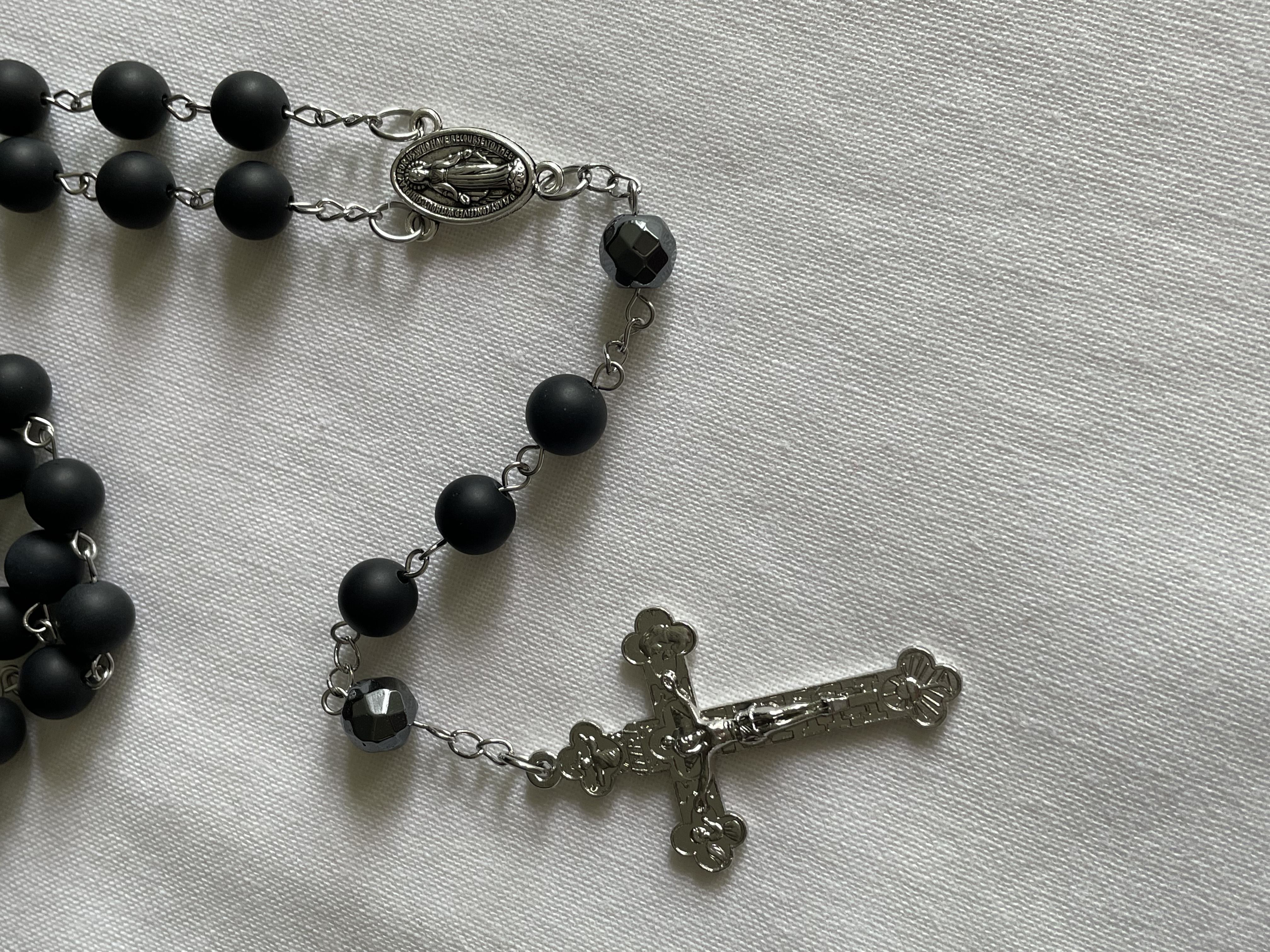 Matte Black Onyx Rosary