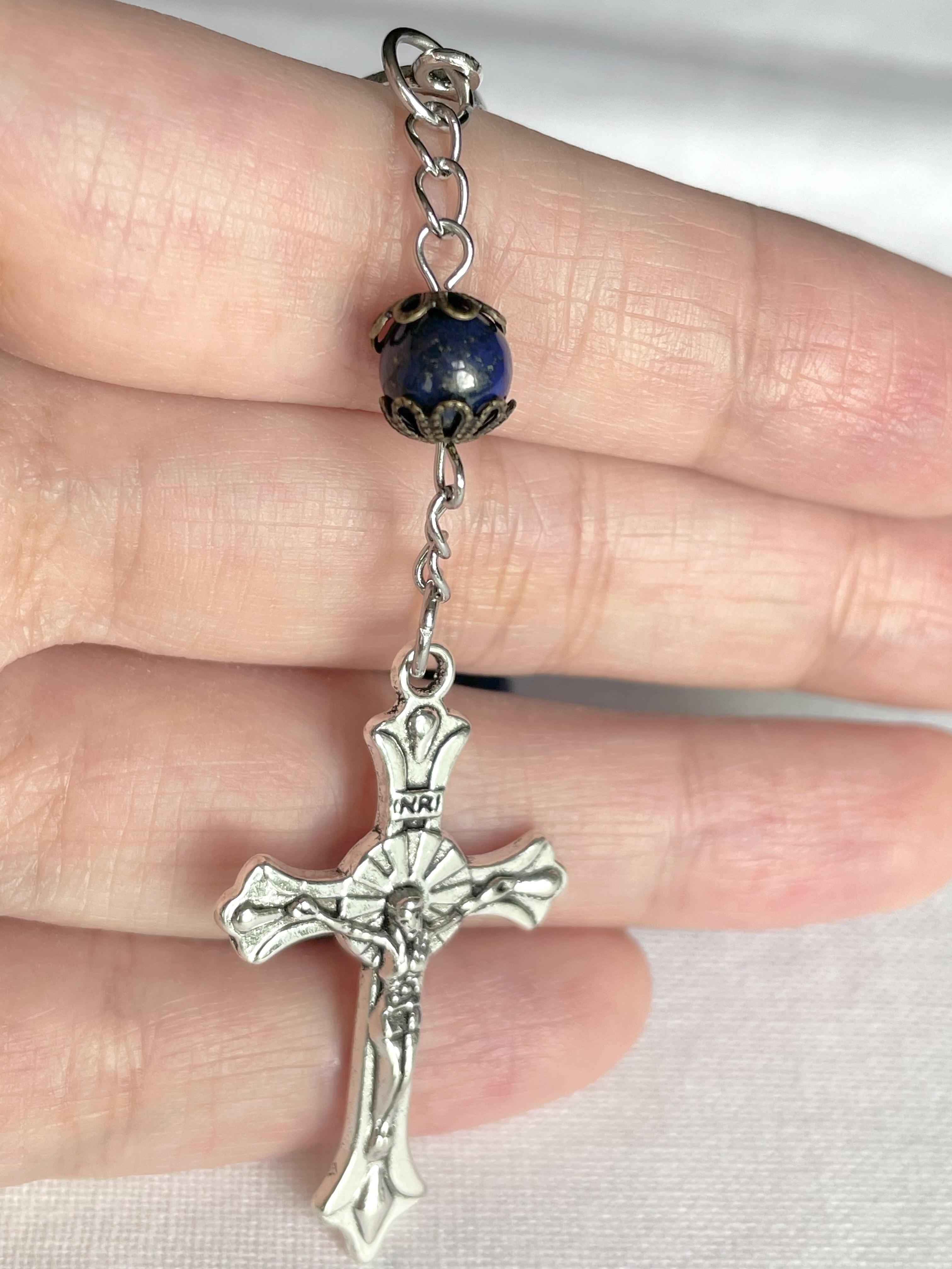 Dark Blue Sodalite One Decade Rosary