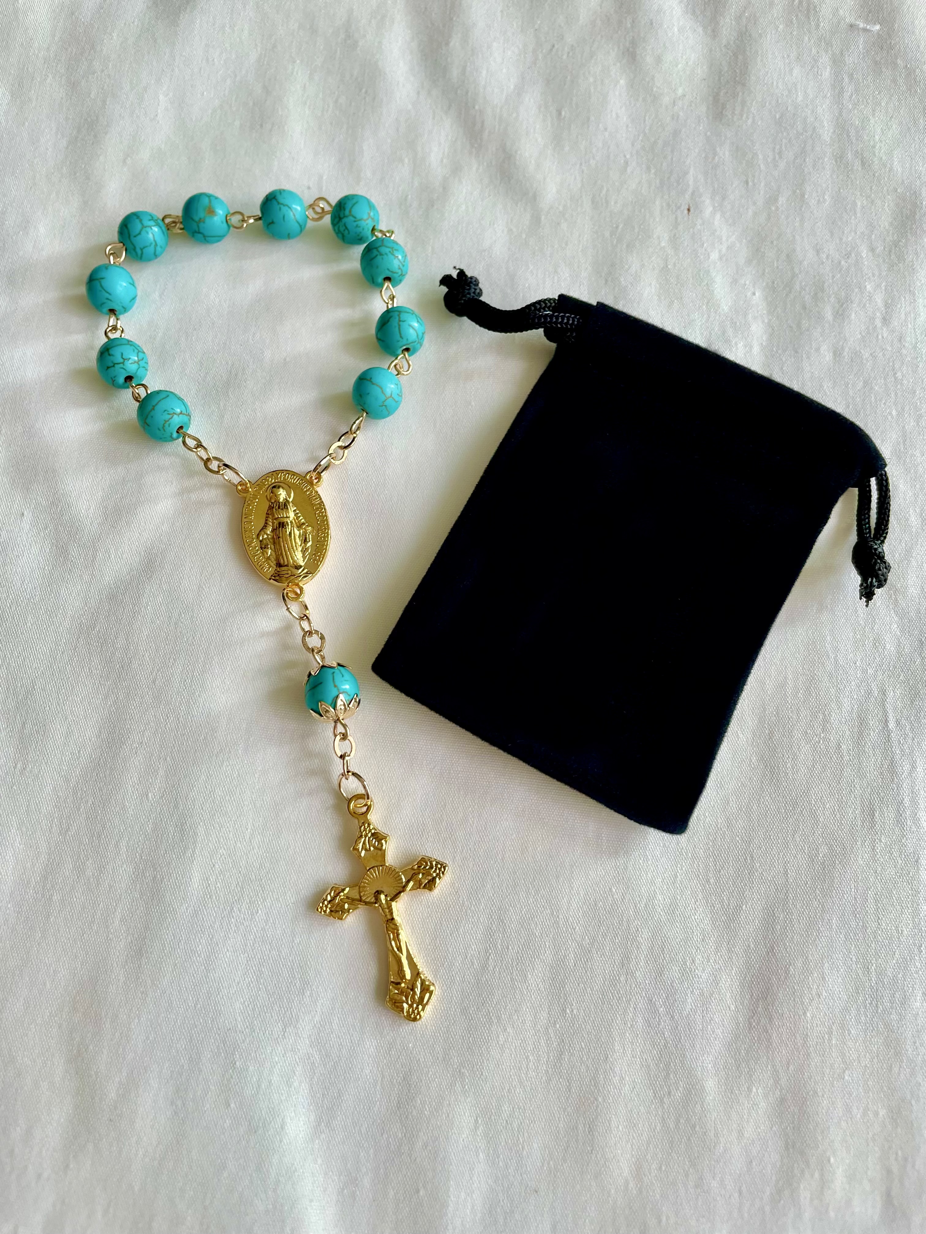 Turquoise Howlite One Decade Rosary