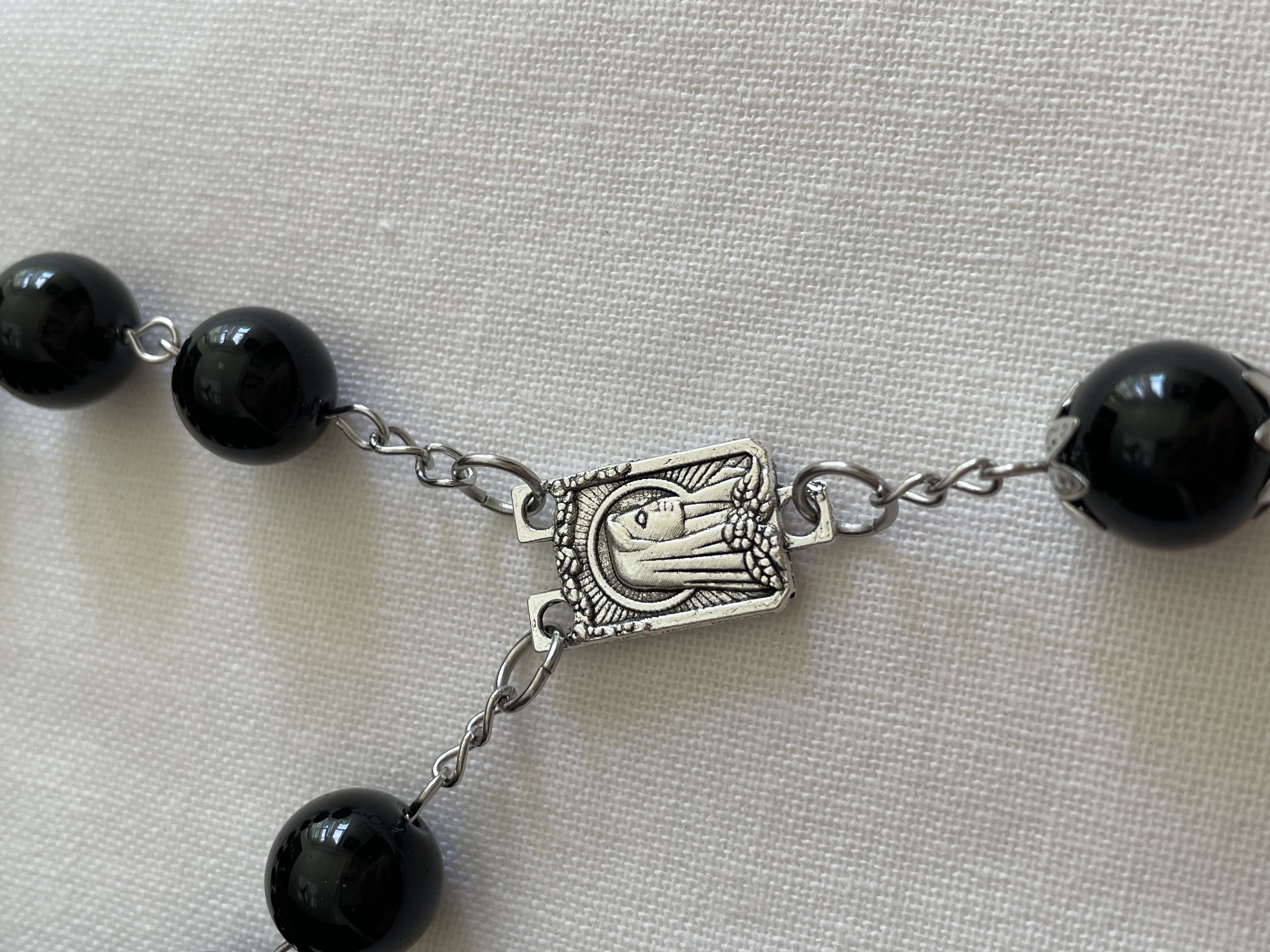 Black Onyx One Decade Rosary