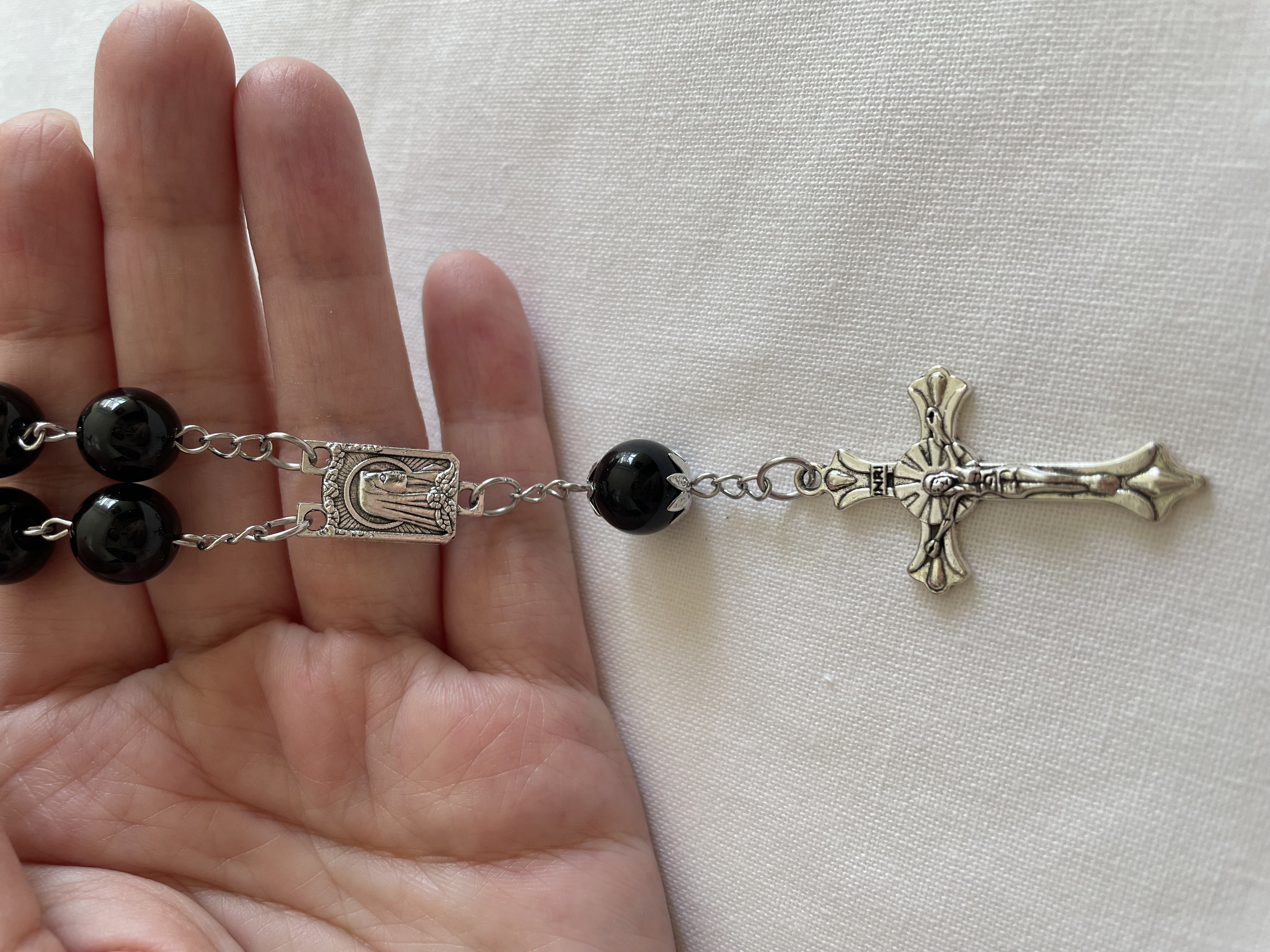 Black Onyx One Decade Rosary