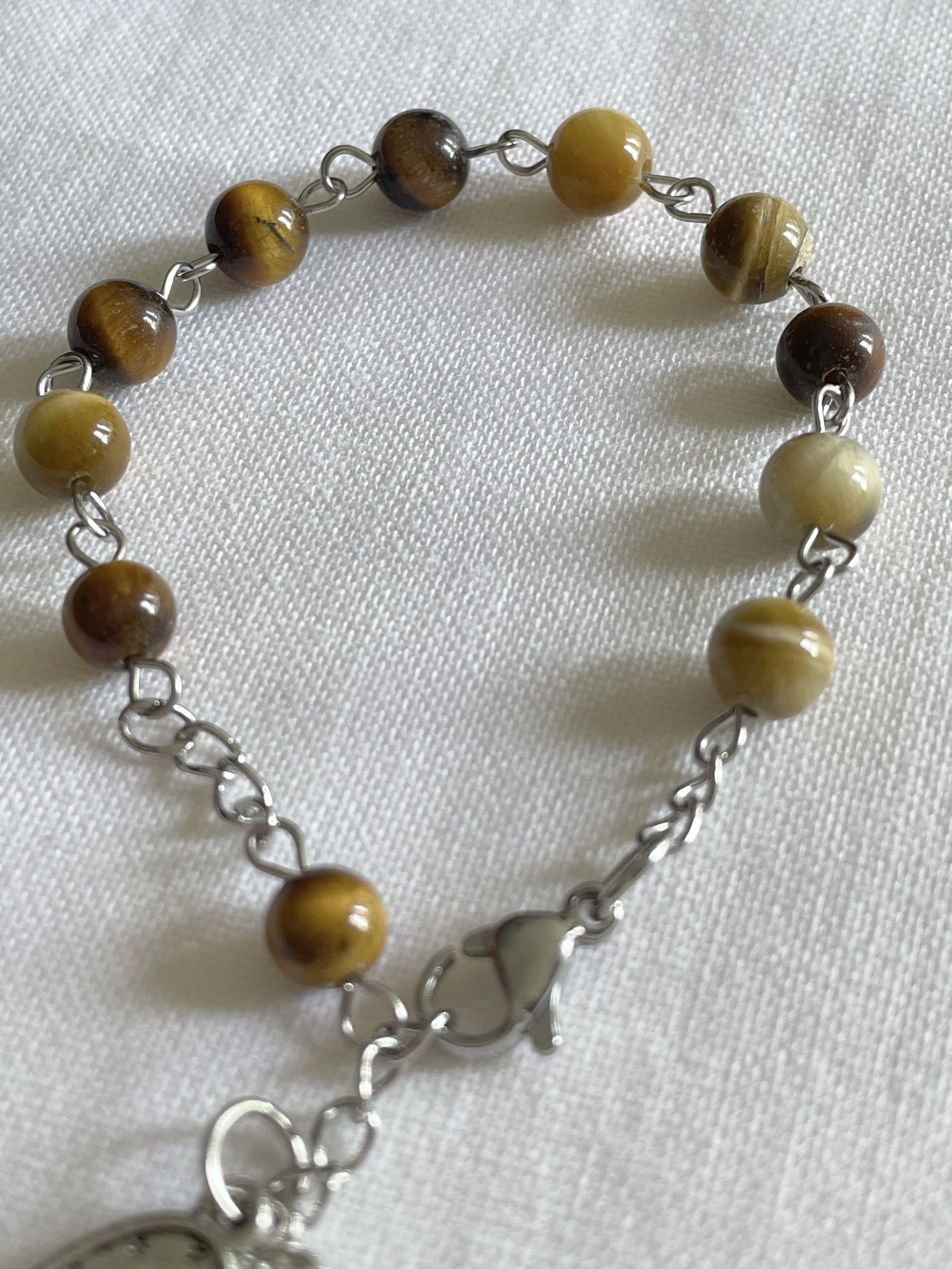 Tiger Eye Rosary Bracelet