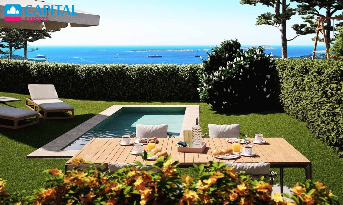 Italijoje, Sardinijoje, parduodama 102,28 kv.m. vila PARADISE su vaizdu į jūrą