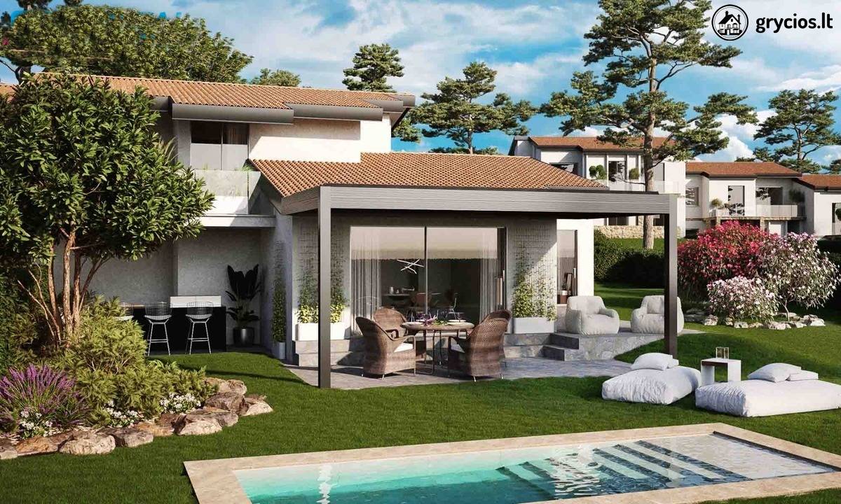 Italijoje, Sardinijoje, parduodama 164 kv.m. vila PARADISE su vaizdu į jūrą