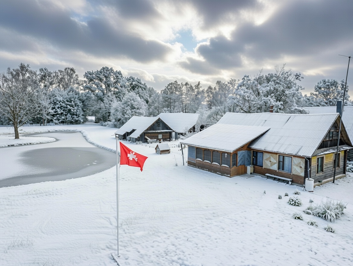 Ignalinos raj., Kelpučių k., parduodama 79,98kv.m. sodyba su tvenkiniu