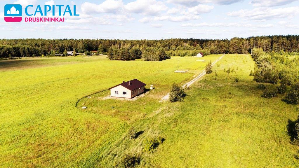 Druskininkų rajone, Namas Veršių kaime, parduodamas namas netoli ežero