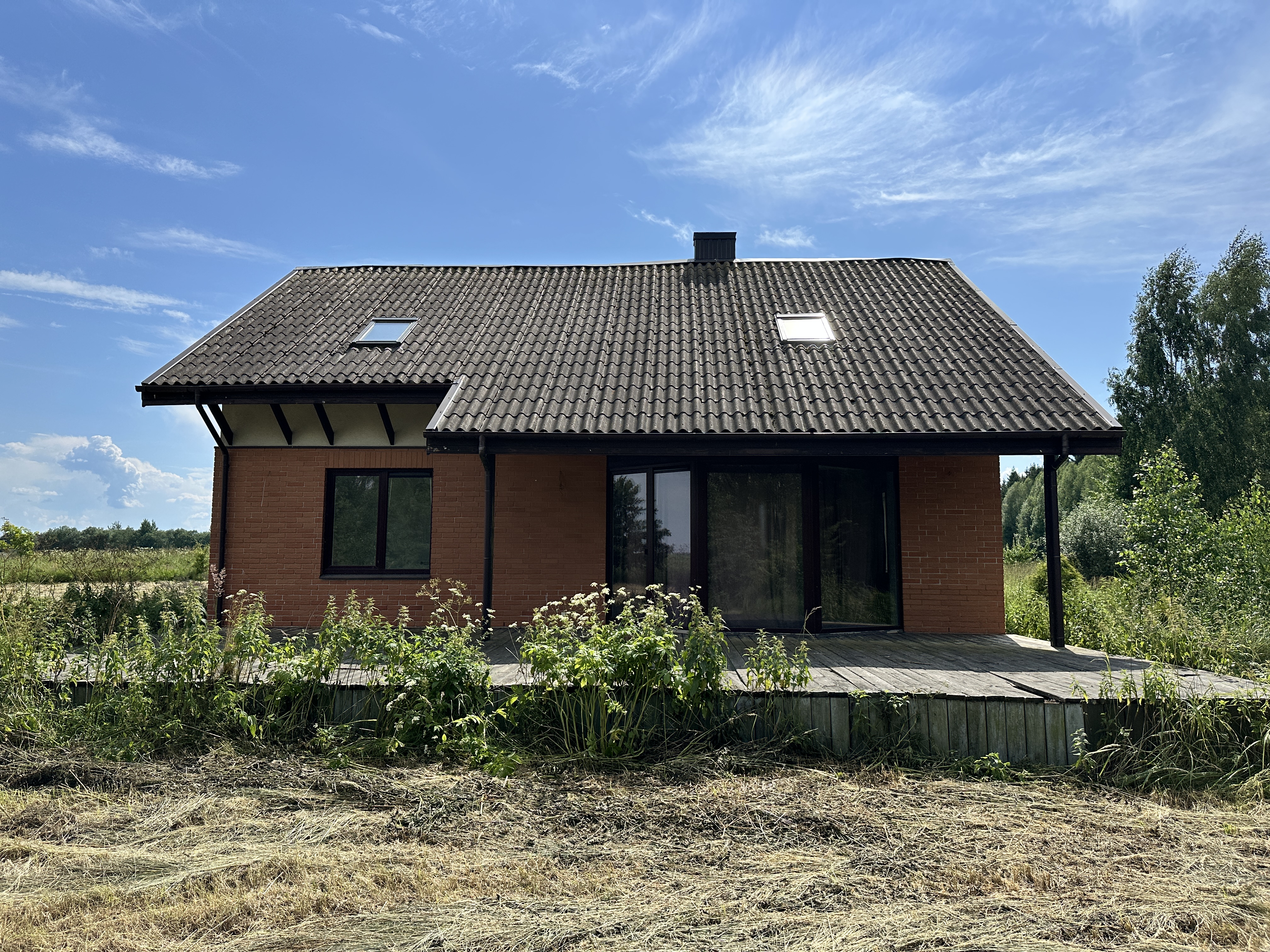 Kaišiadorių rajone, Pazaliesės kaime, prie miško, parduodamas namas