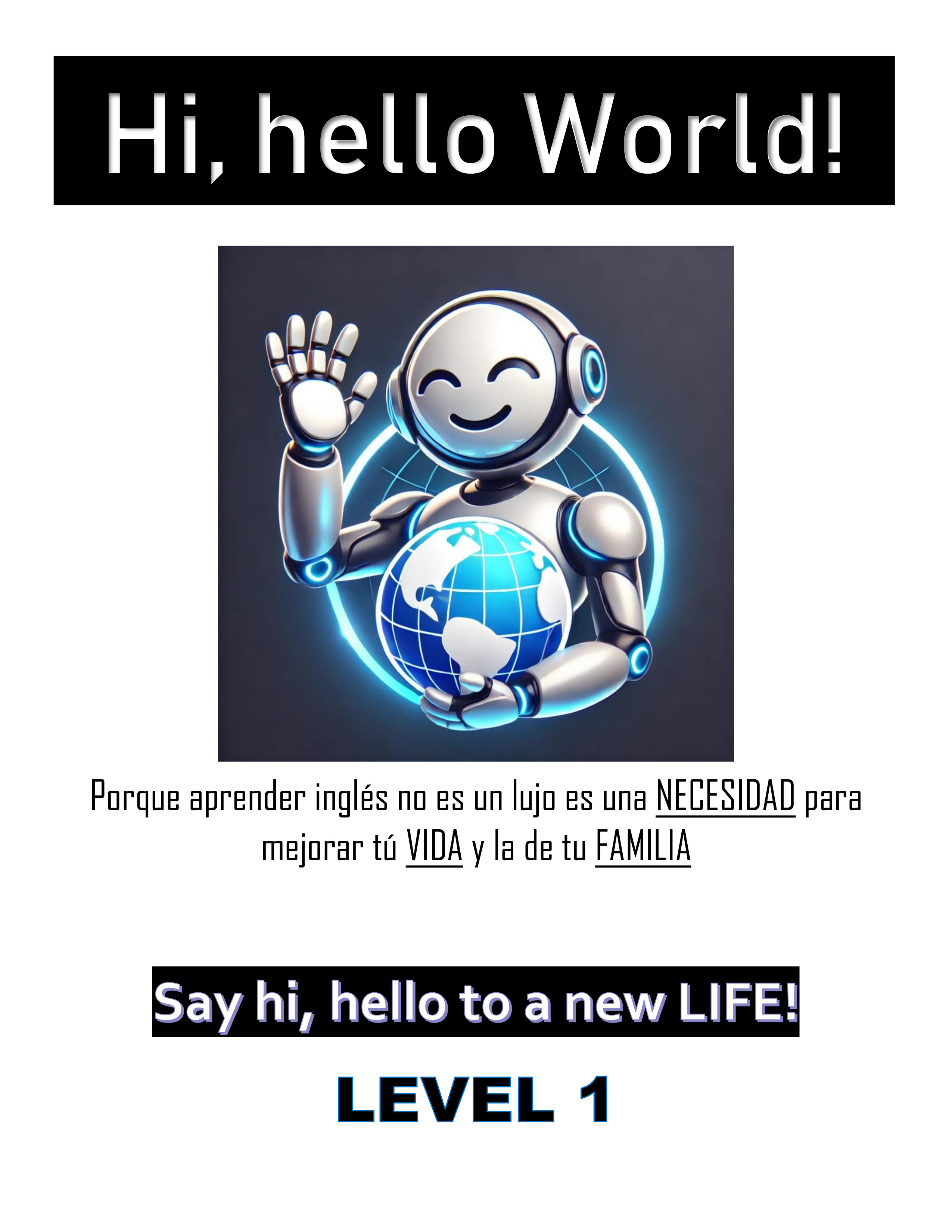 Libro: Hi, Hello World! Nivel 1