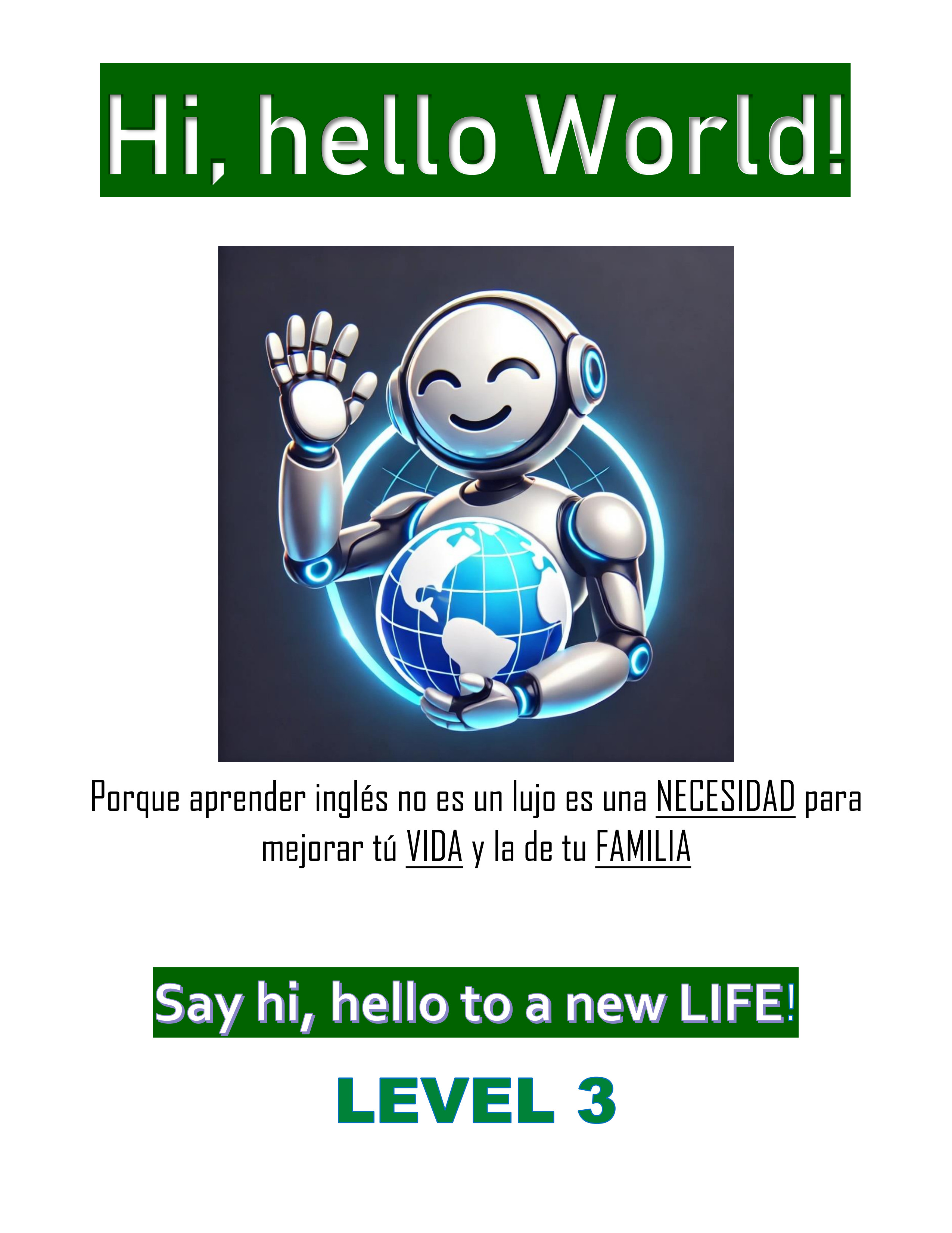 Libro: Hi, Hello World! Nivel 3