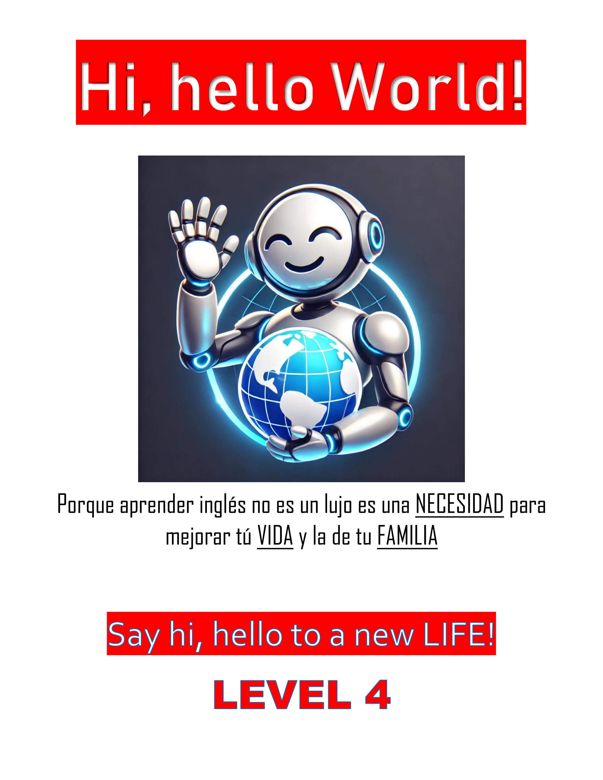 Libro: Hi, Hello World! Nivel 4