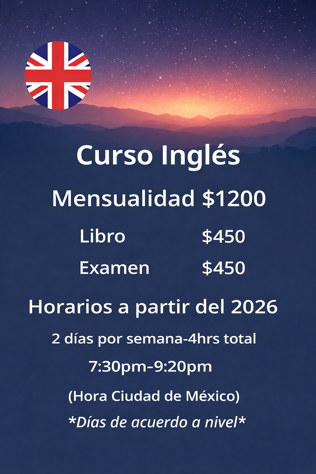 CURSO DE INGLÉS