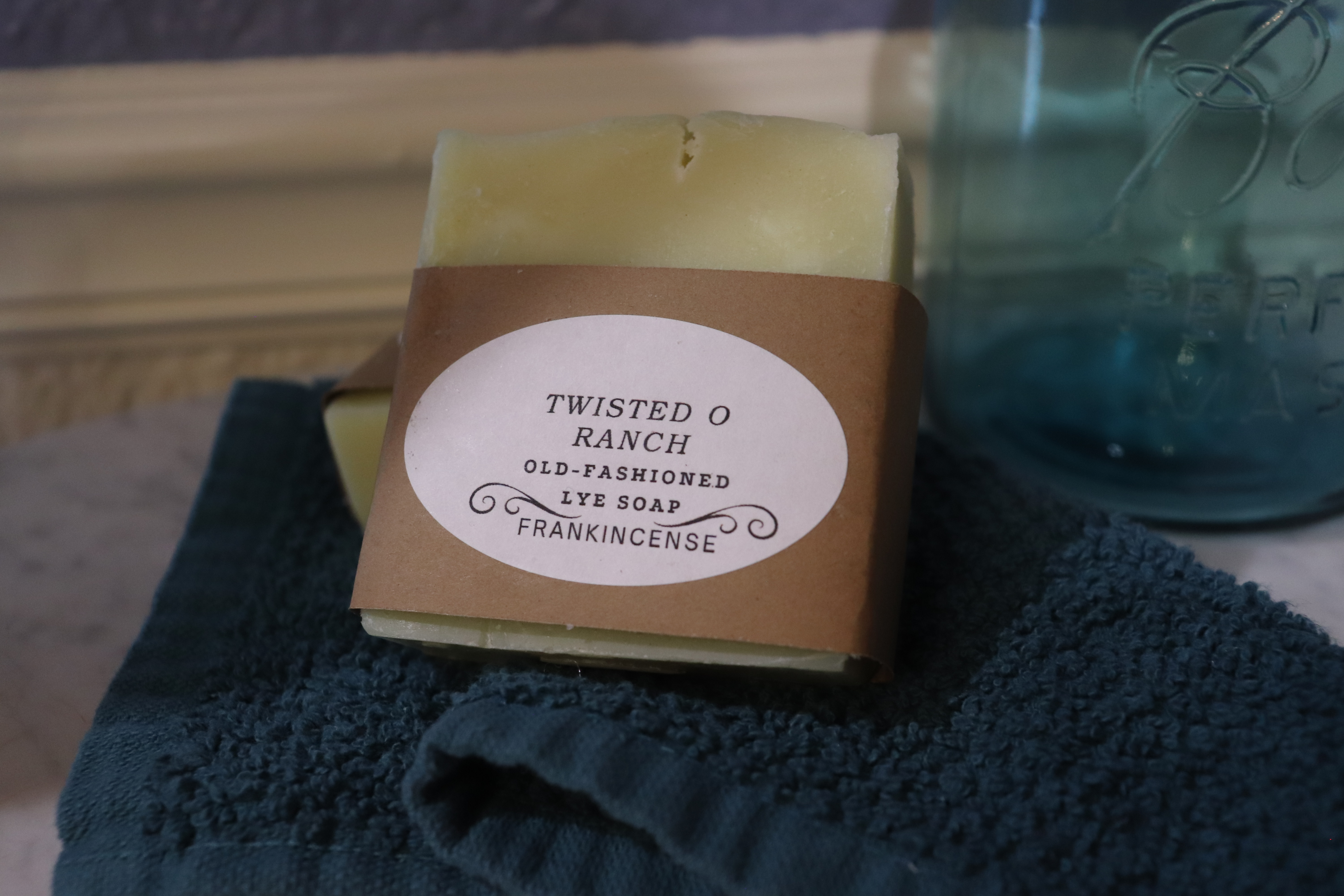 Old fashioned lye soap 5 bar set