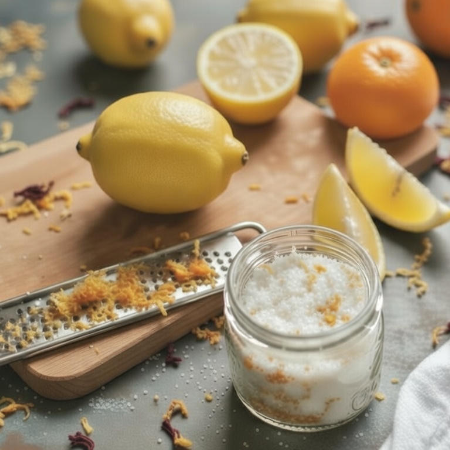 Citrus Zest Infused Sugar