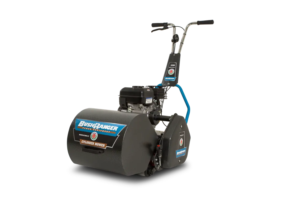 Bushranger Protea SI510 9 Blade HC Rubber, 20" (510 mm) Cut, Cylinder Reel Mower Fitted With a Honda 5 hp Engine
