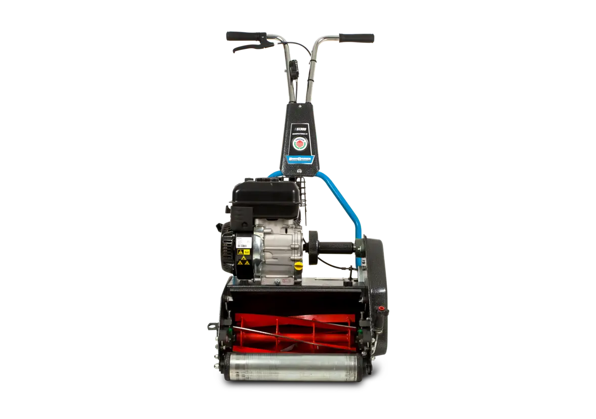 Bushranger Protea SI355 6 Blade HC Rubber, 14" (355 mm) Cut, Cylinder Reel Mower Fitted With A Briggs & Stratton 4 hp Engine