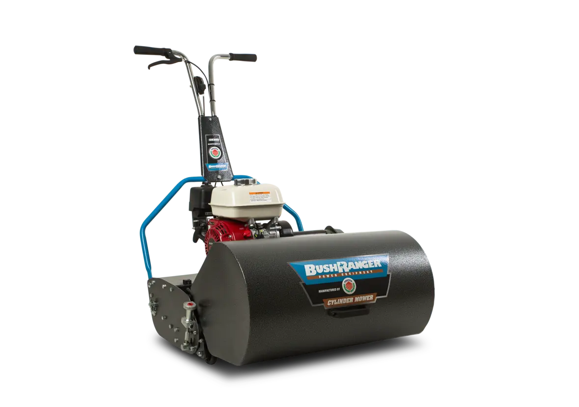 Bushranger Protea SI630GC 9 Blade Low Cut Smooth, 25" (630 mm) Cut, Greens Cylinder Reel Mower Fitted With a Honda 5 hp Engine and Click Adjusters