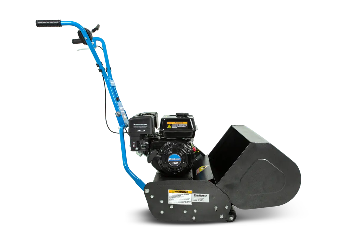 Bushranger 510CM Cylinder Mower 6 Blade Split Rear Roller Loncin Engine