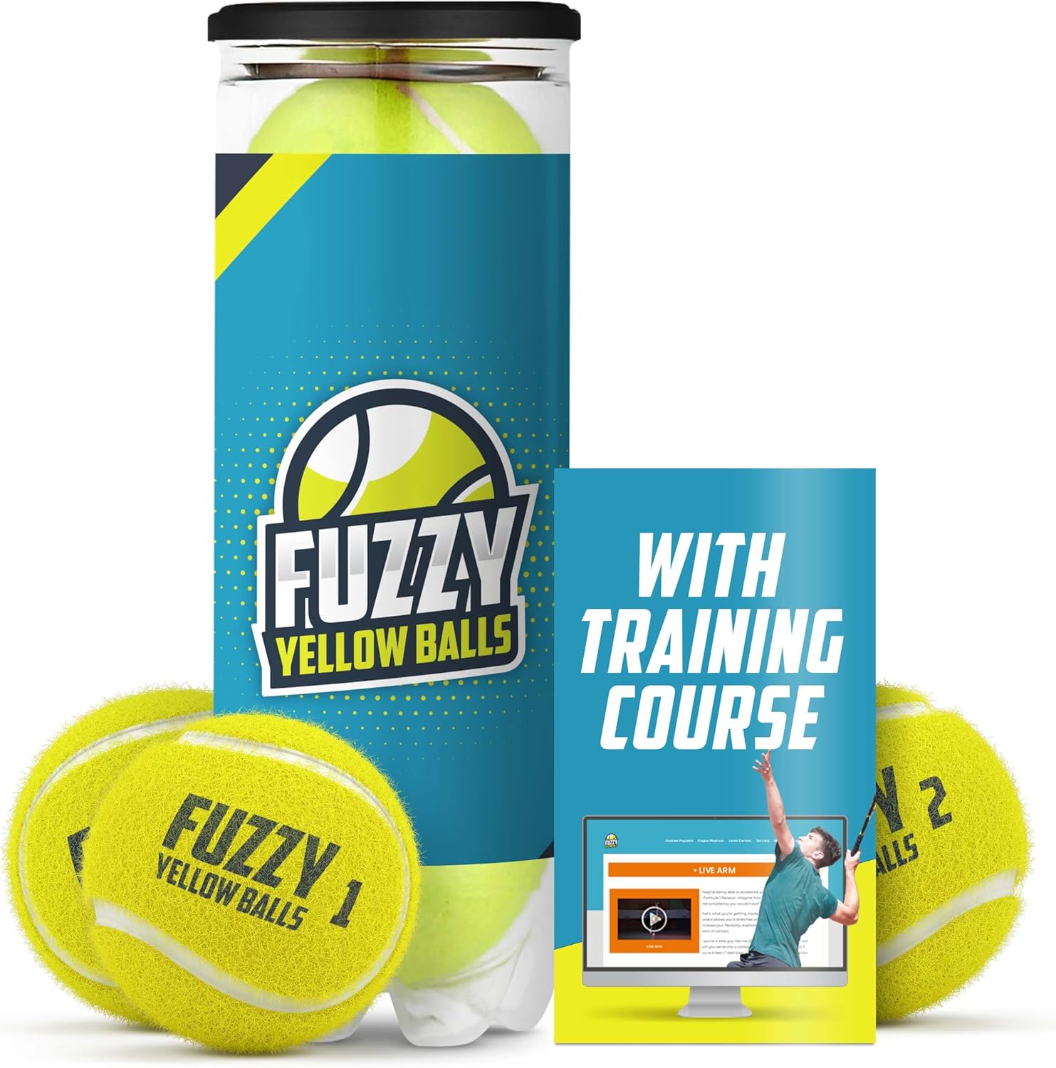 Tennis Balls by Fuzzy Yellow Balls