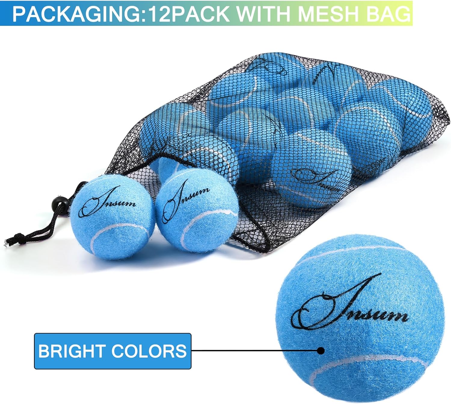 Tennis Balls,12-Pack 