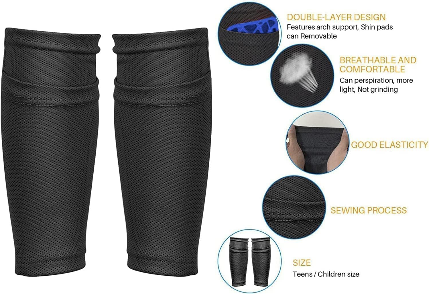 Senston Soccer Shin Guards for KidsYouth