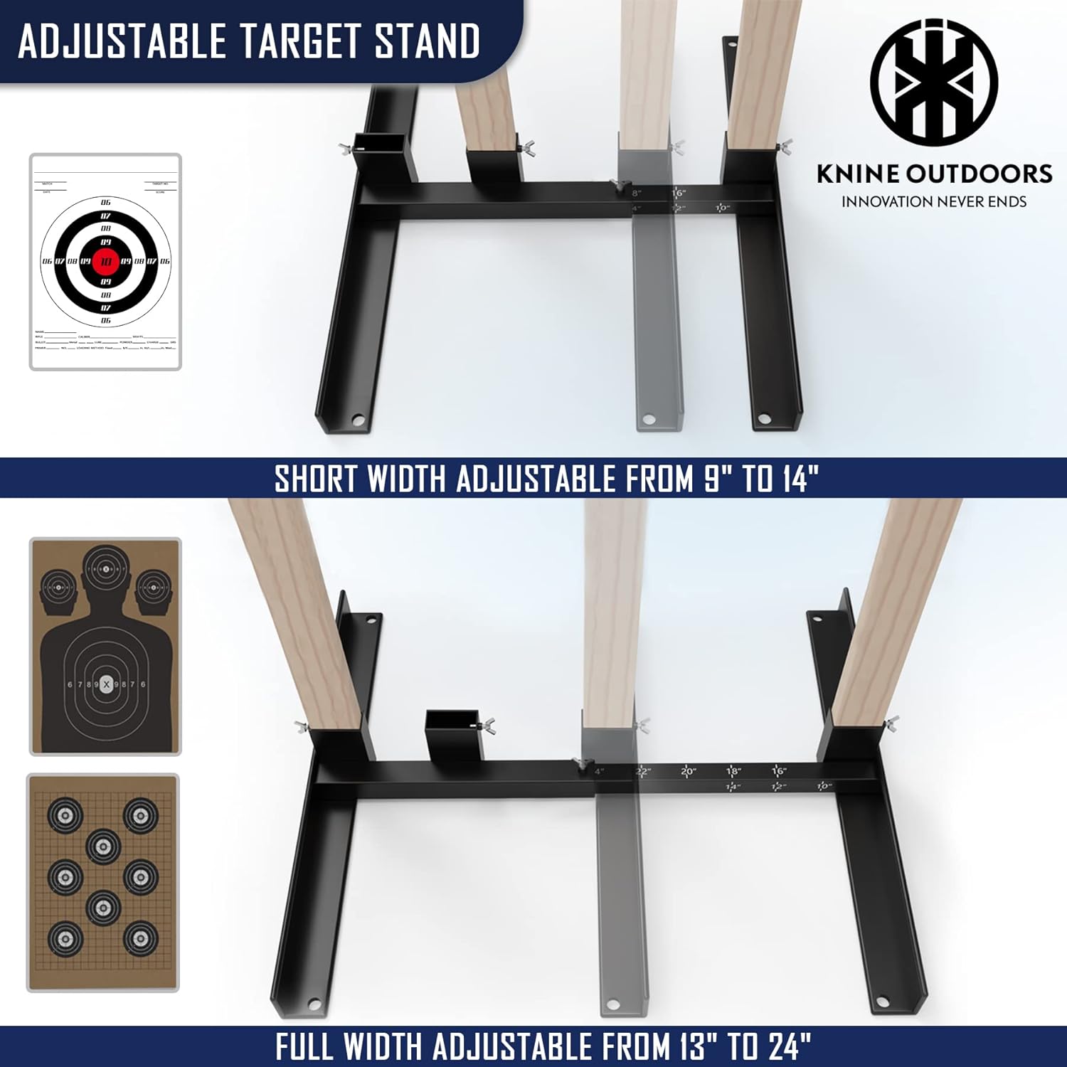KNINE OUTDOORS Shooting Target Stand for Outdoors