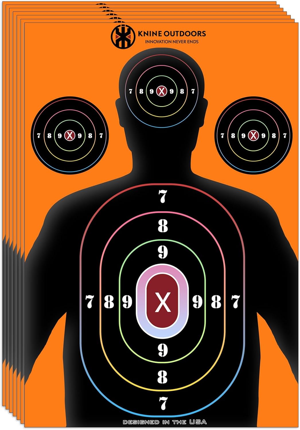 KNINE OUTDOORS Shooting Targets Paper, 12 x18 inch