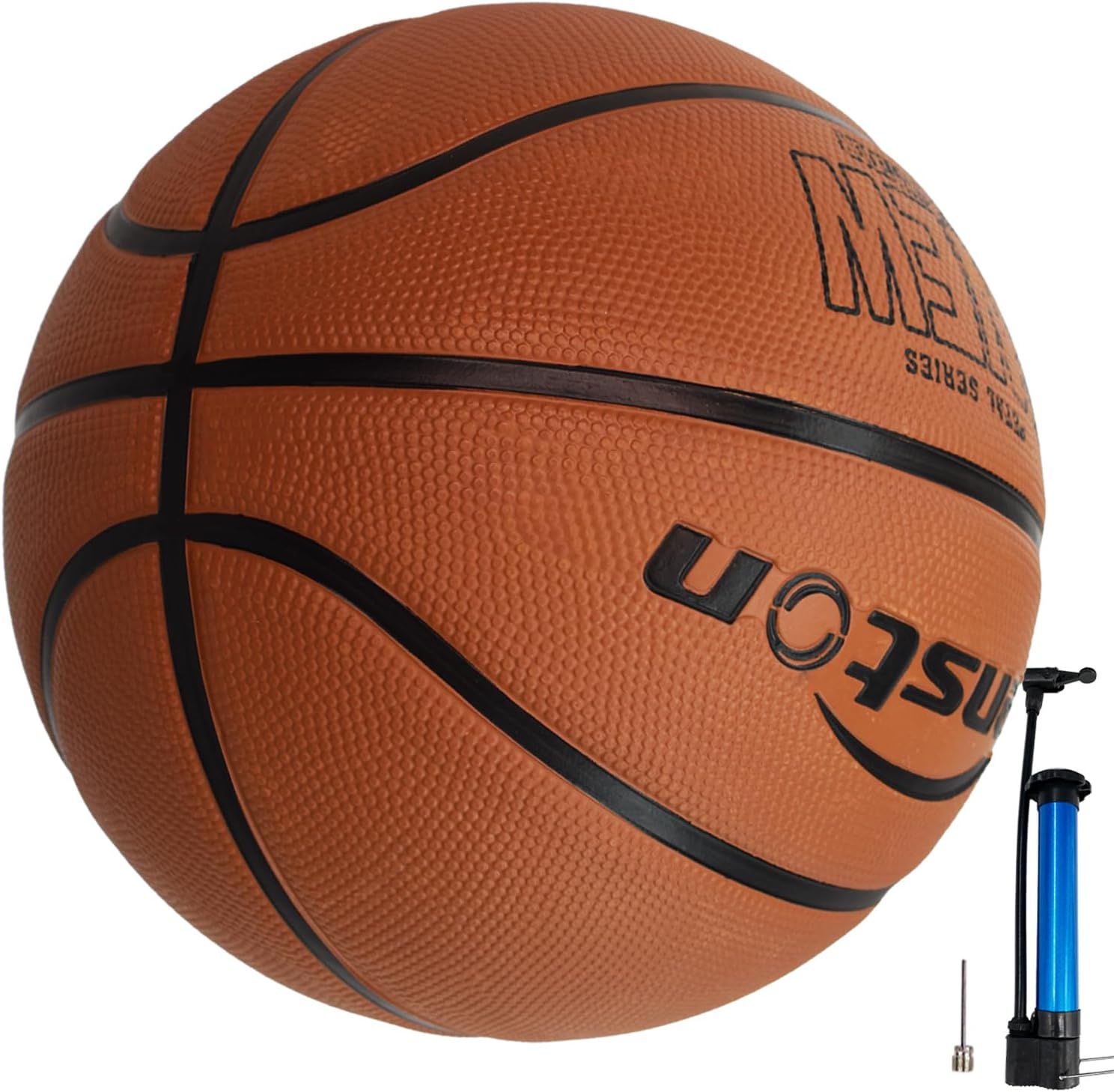 Senston 29.5'' Basketball Outdoor Indoor Rubber Basketball Ball