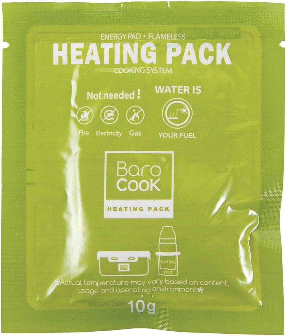 BP-010 Barocook Flameless Heating Packs for Baby Food & Milk 10g (10pcs) 