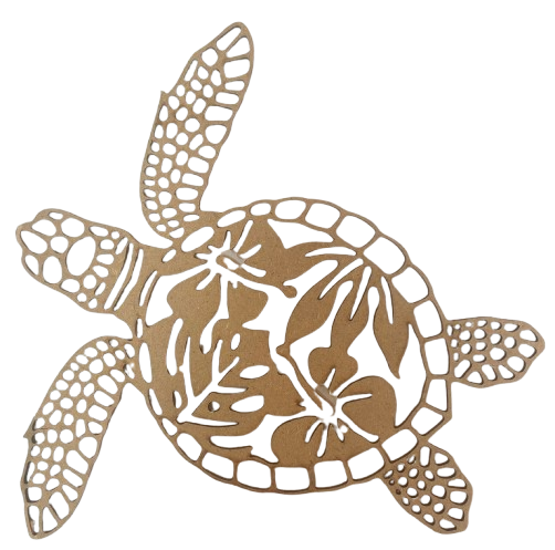 Décoration Murale en Bois Tortue