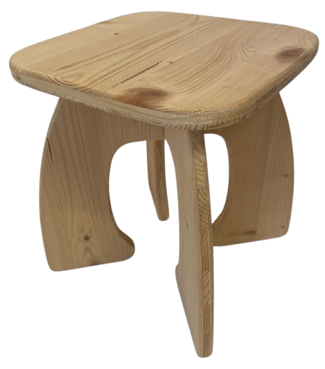 Tabouret 4 pieds arrondis