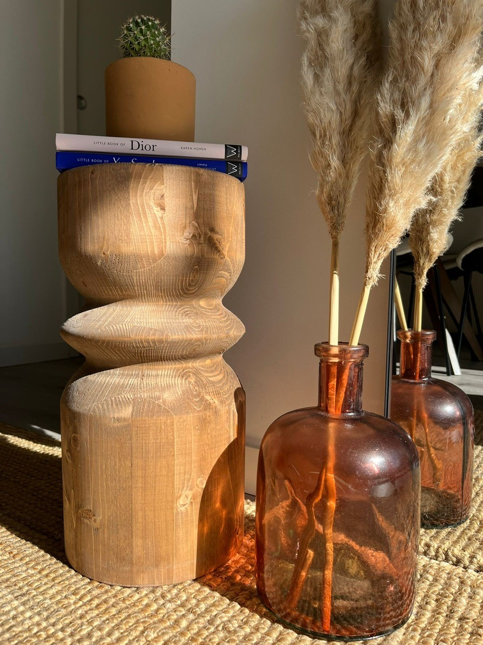 Tabouret Rond en Bois