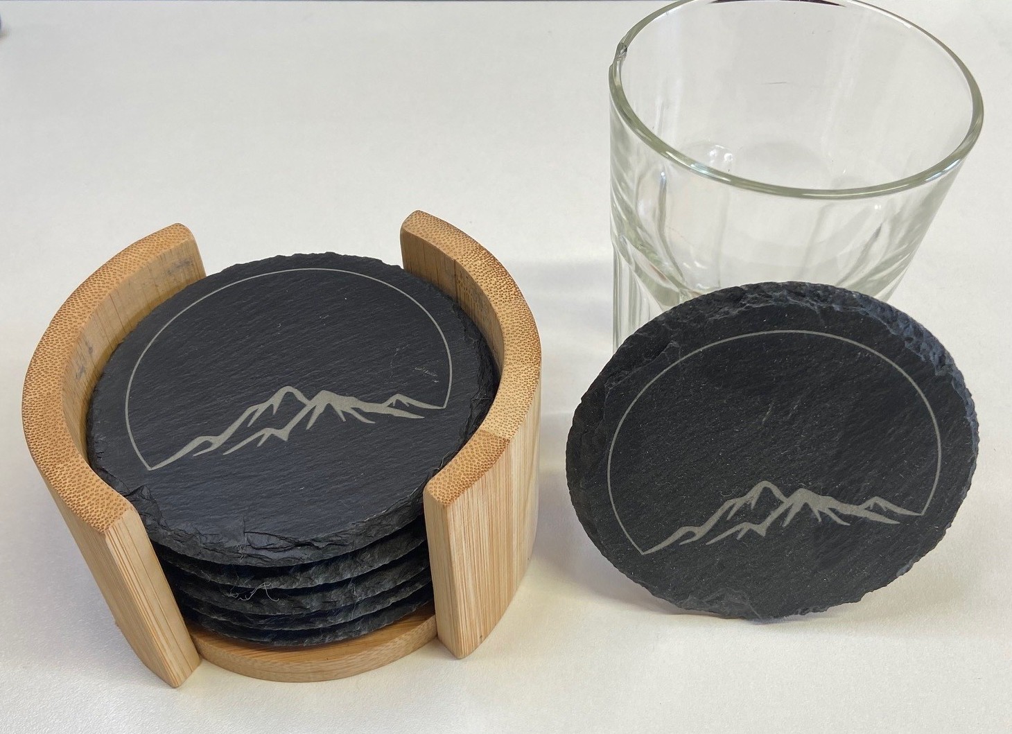 Lot Dessous de verre en ardoise