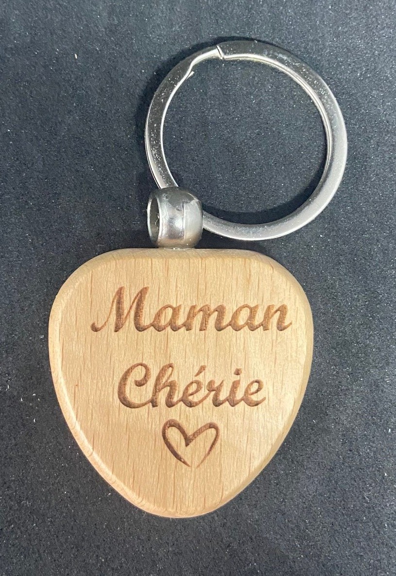 Porte-clés Cœur, fête de mère