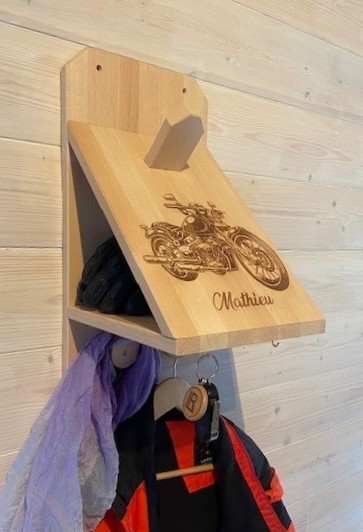 Support de casque moto