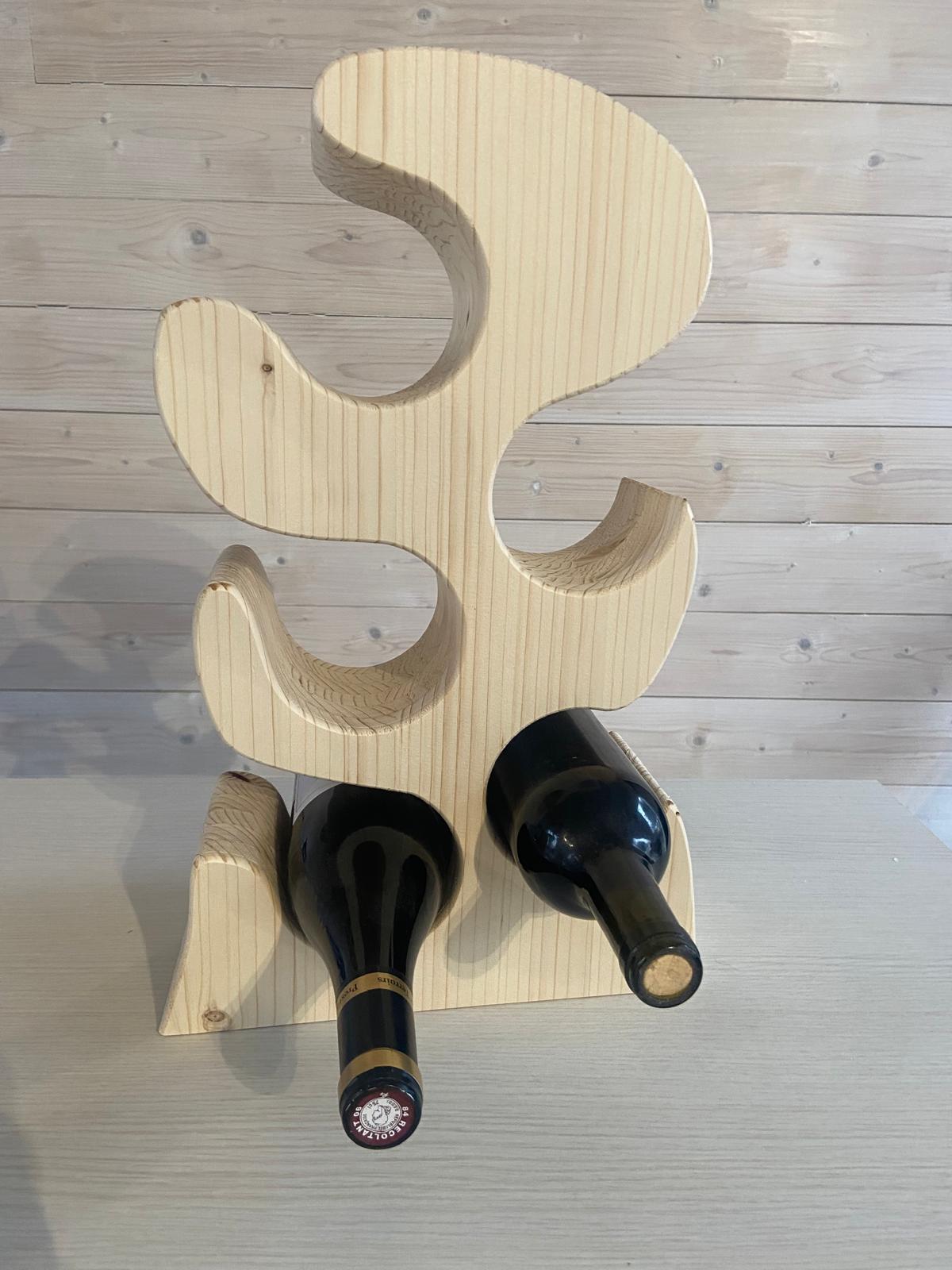 Porte 5 bouteilles "Branche"