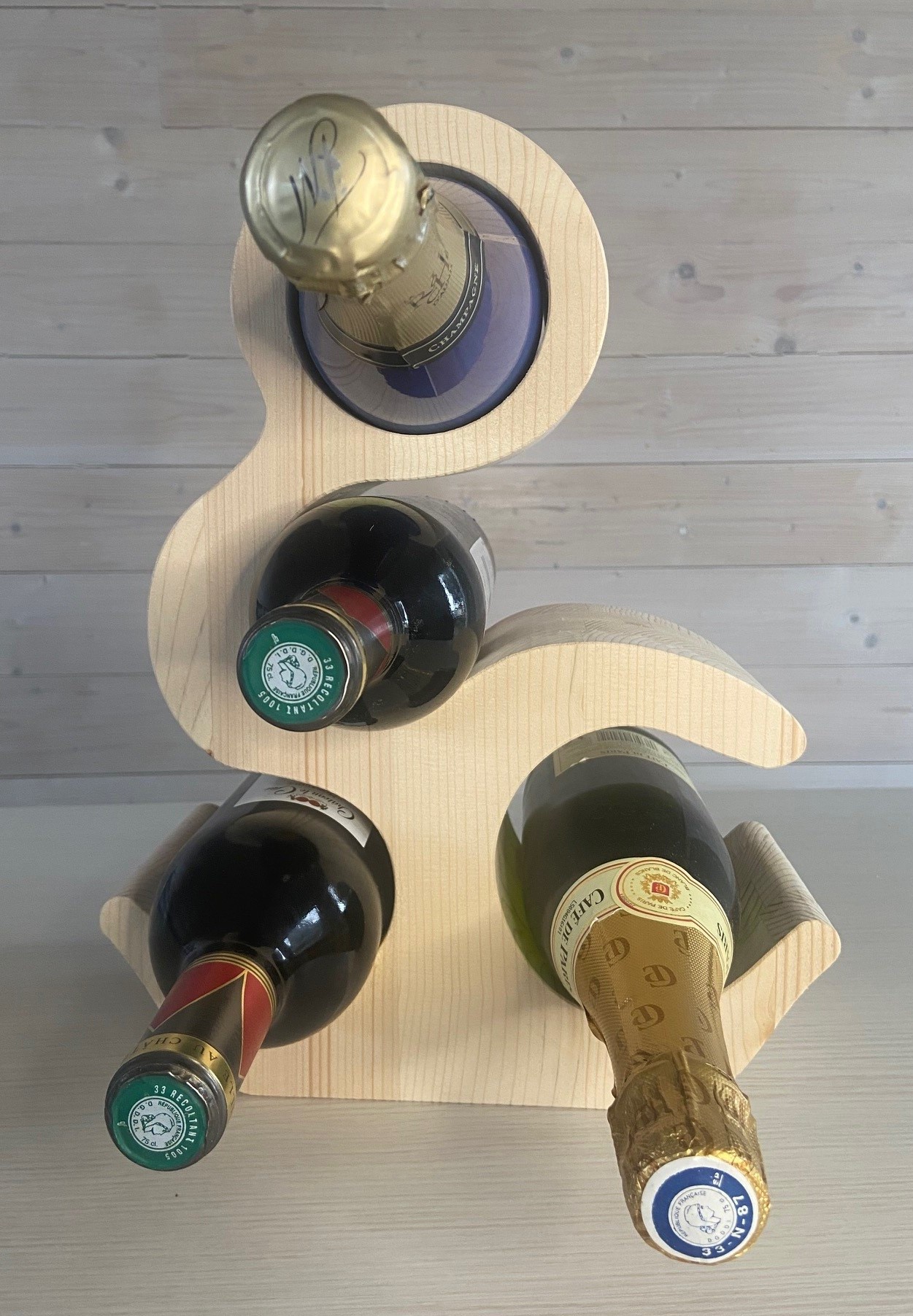 Porte 5 bouteilles "Ancre"