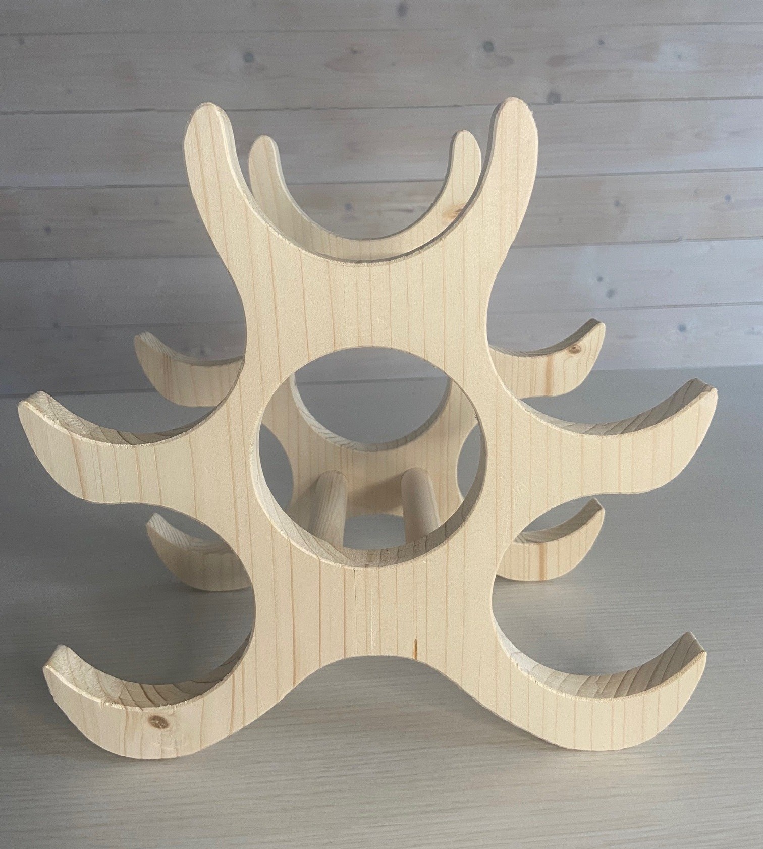 Porte 6 bouteilles "Etoile"